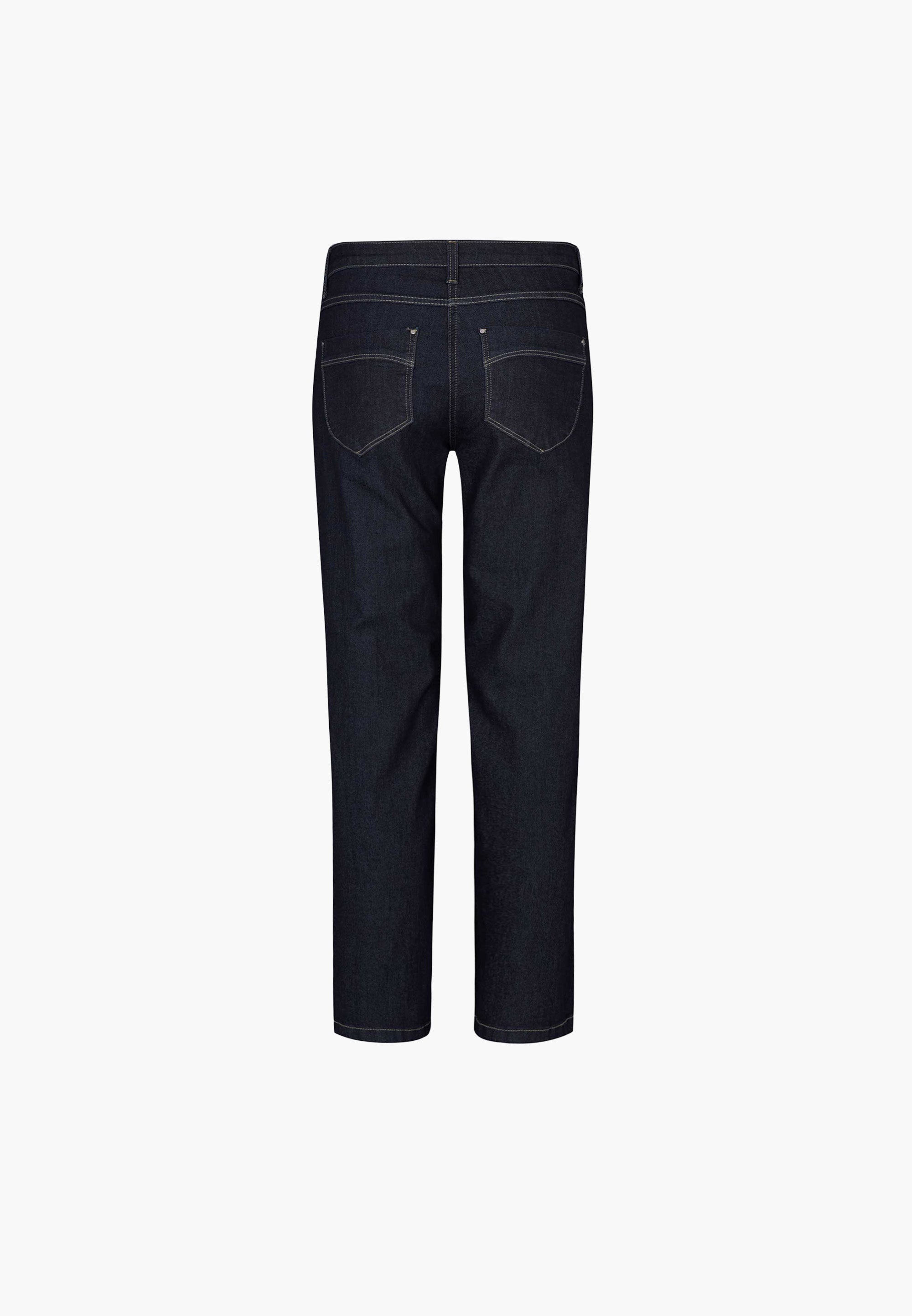 LAURIE  Charlotte Regular - Medium Length Trousers REGULAR 49499 Washed Dark Blue Denim