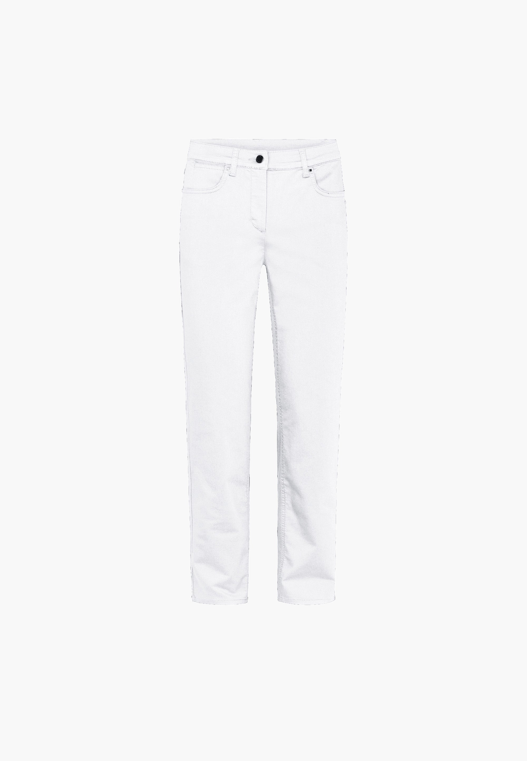 LAURIE  Charlotte Regular - Medium Length Trousers REGULAR 10000 White