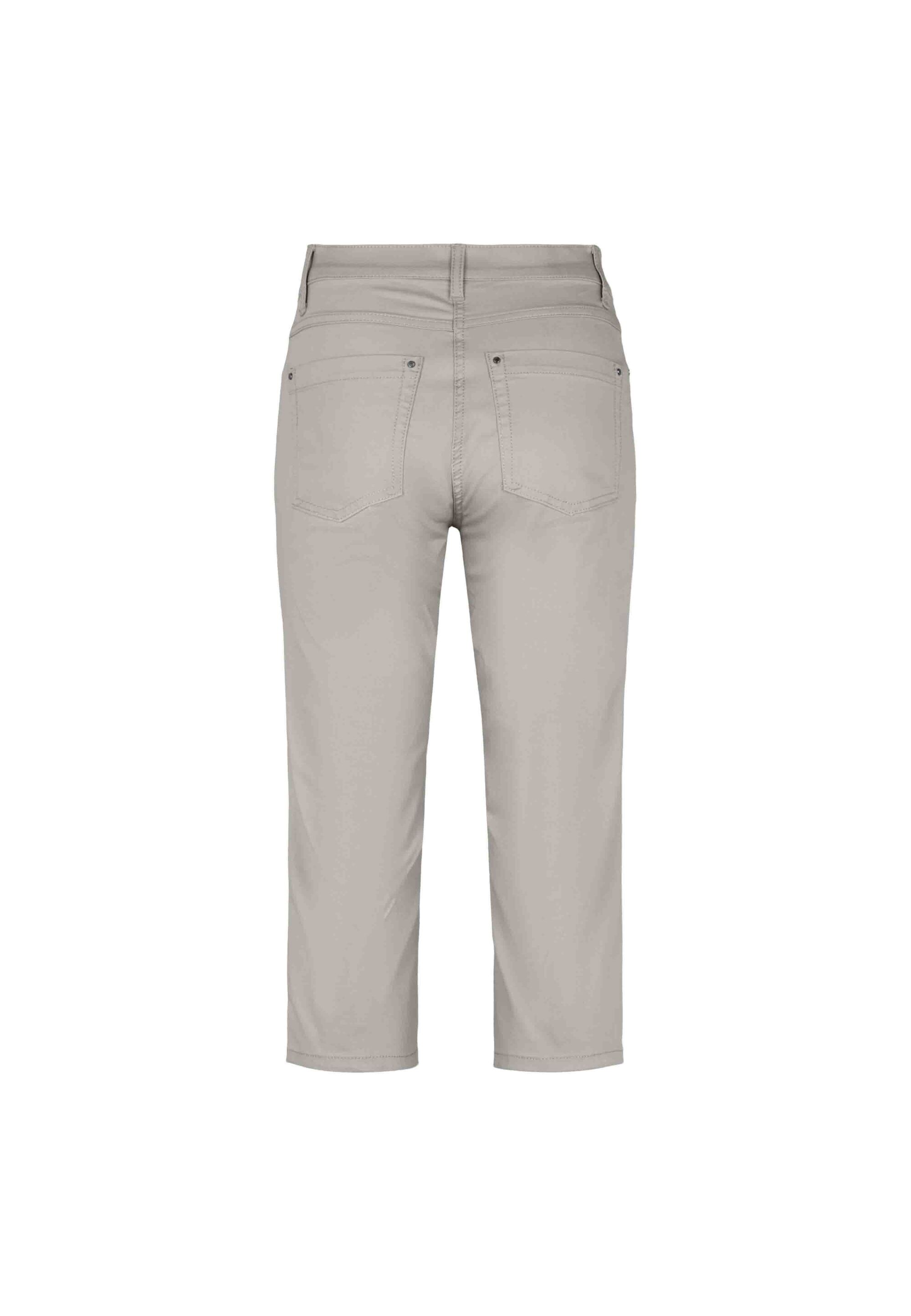 LAURIE  Charlotte Regular Capri Medium Length Trousers REGULAR 25107 Grey Sand