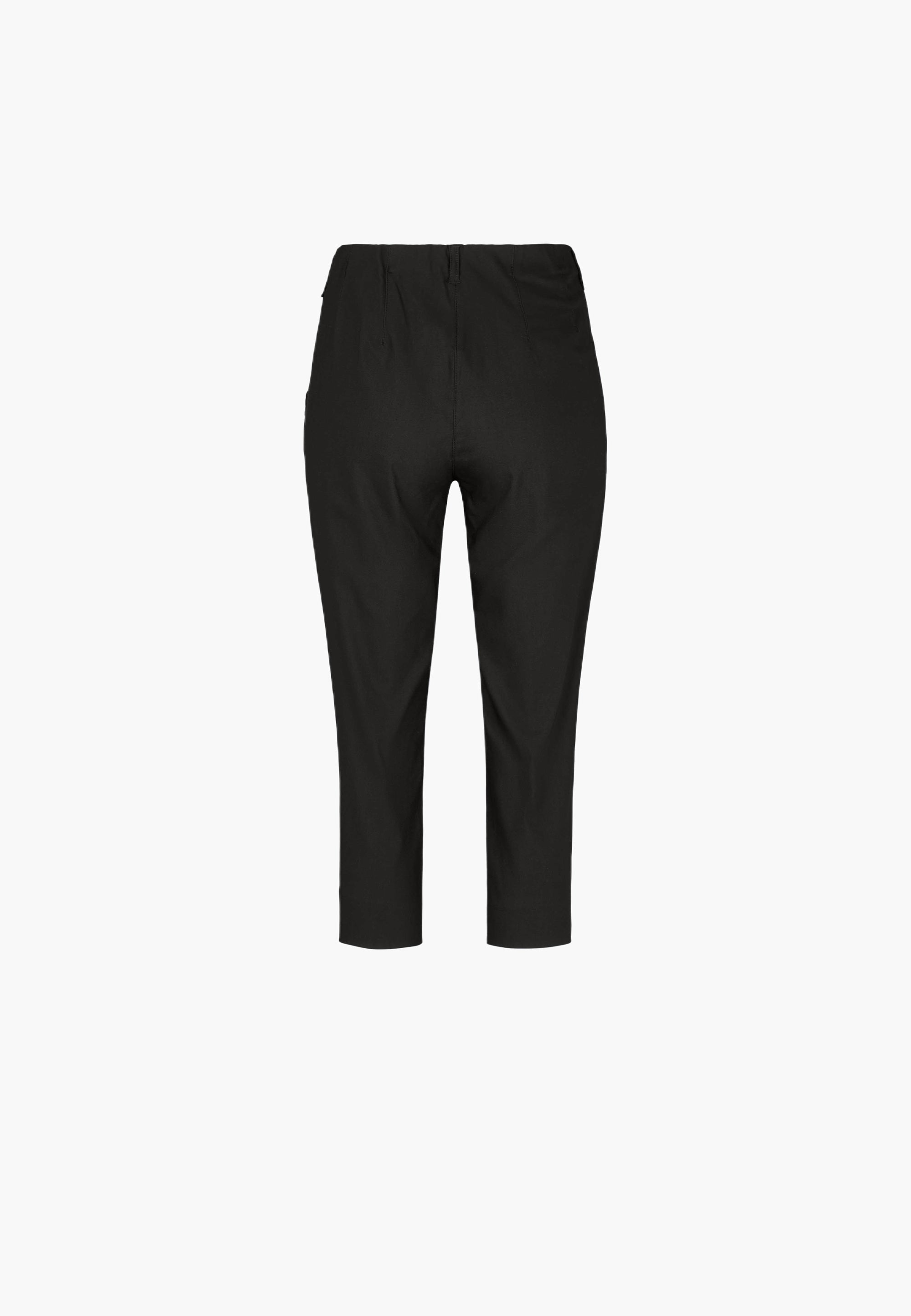 LAURIE  Elizabeth Slim Capri Medium Length Trousers SLIM 99000 Black