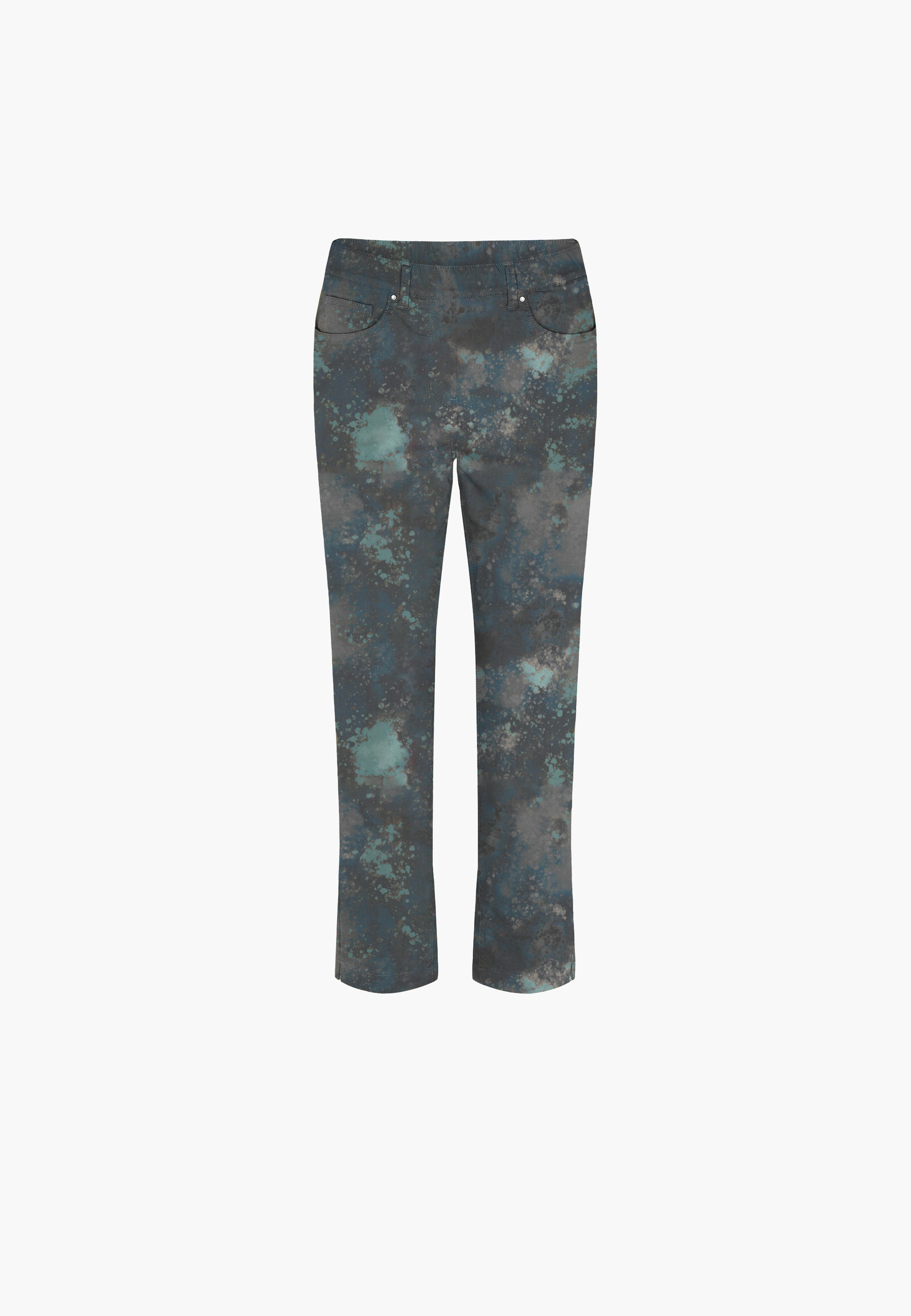 LAURIE  Hannah Regular - Extra Short Length Trousers REGULAR 42049 Sea Blue Print