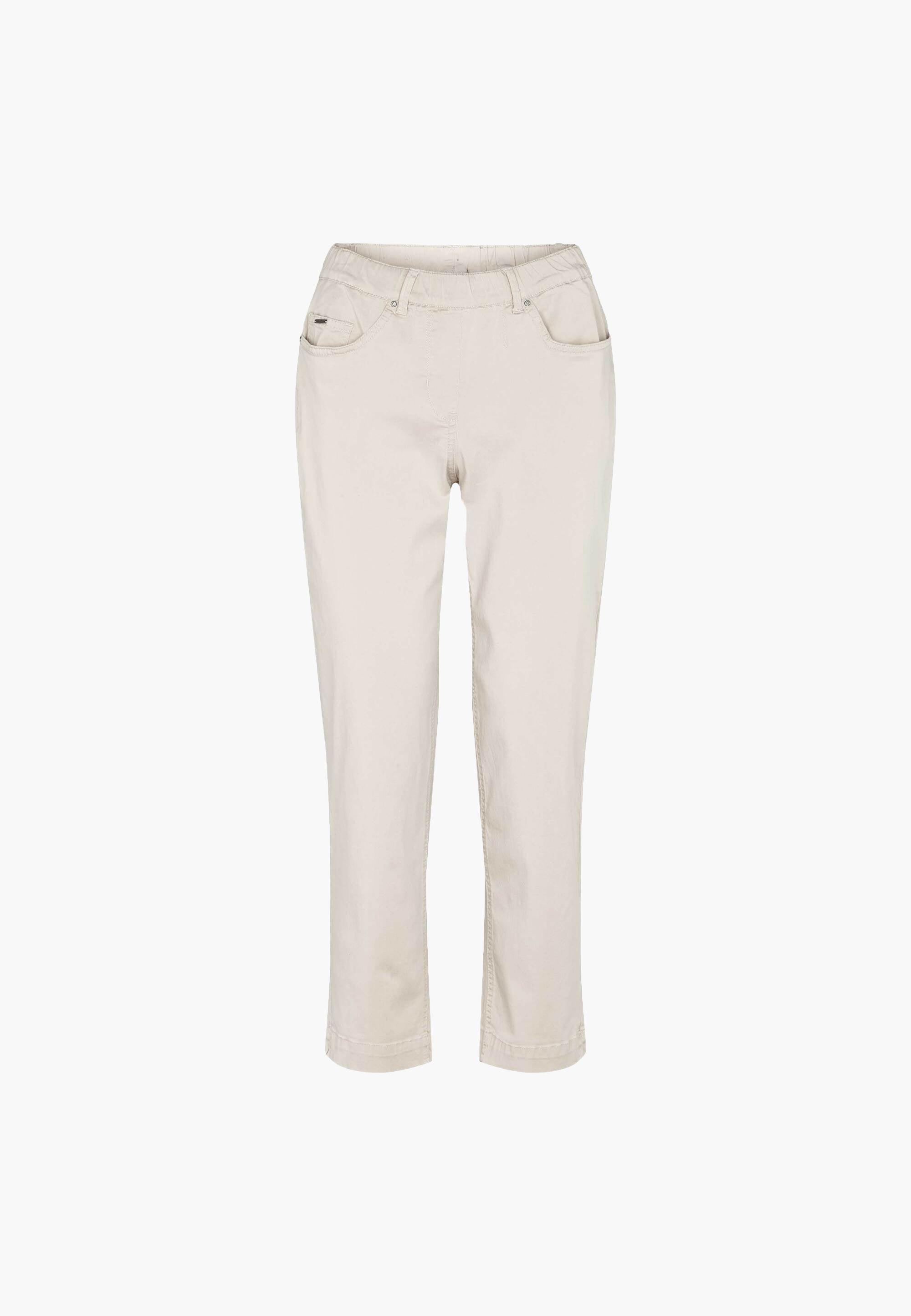 LAURIE  Hannah Regular Crop Trousers REGULAR 25102 Grey Sand