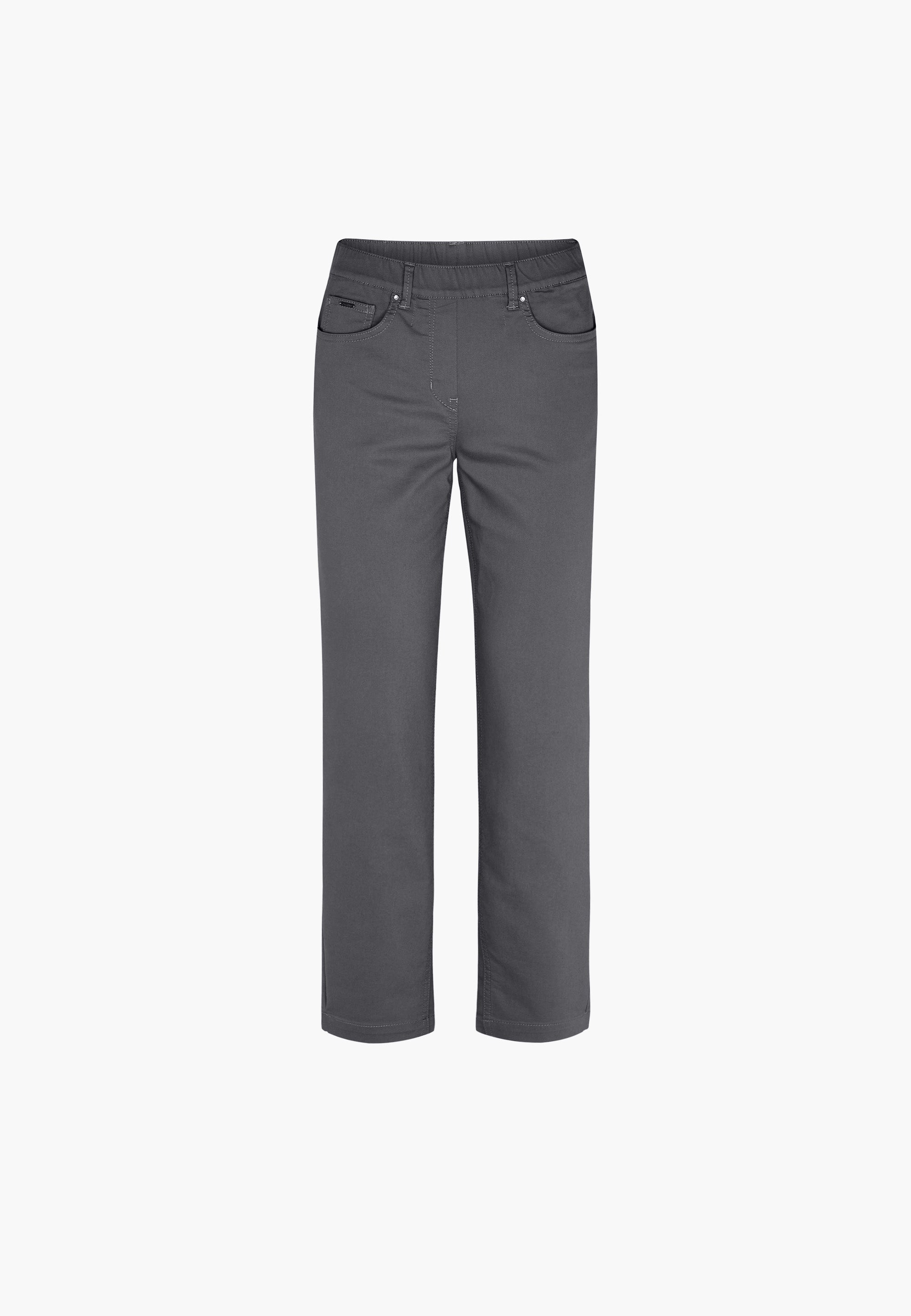 LAURIE  Helen Straight - Medium Length Trousers STRAIGHT 97000 Anthracite