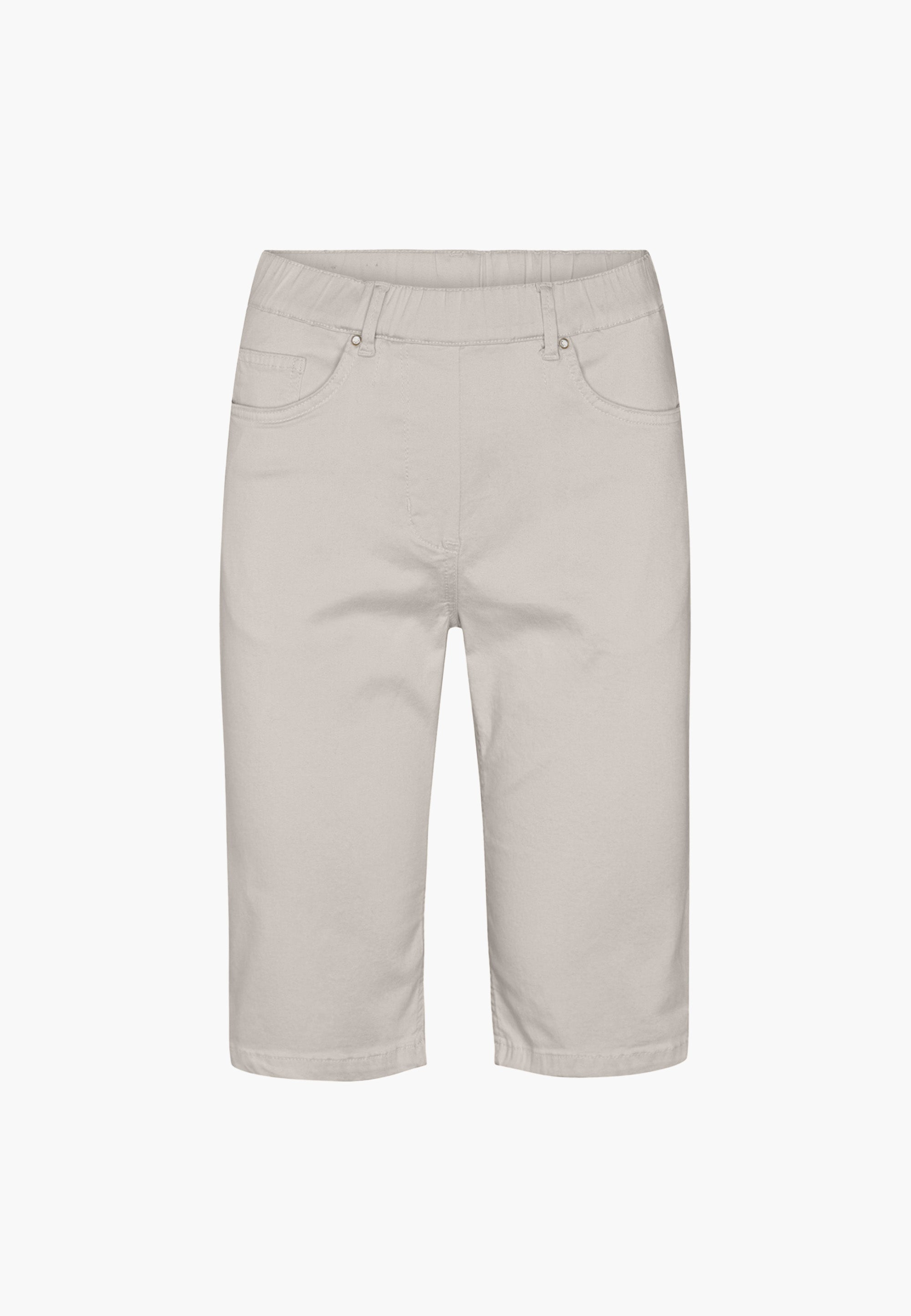 LAURIE  Helen Straight Shorts Straight 25102 Grey Sand