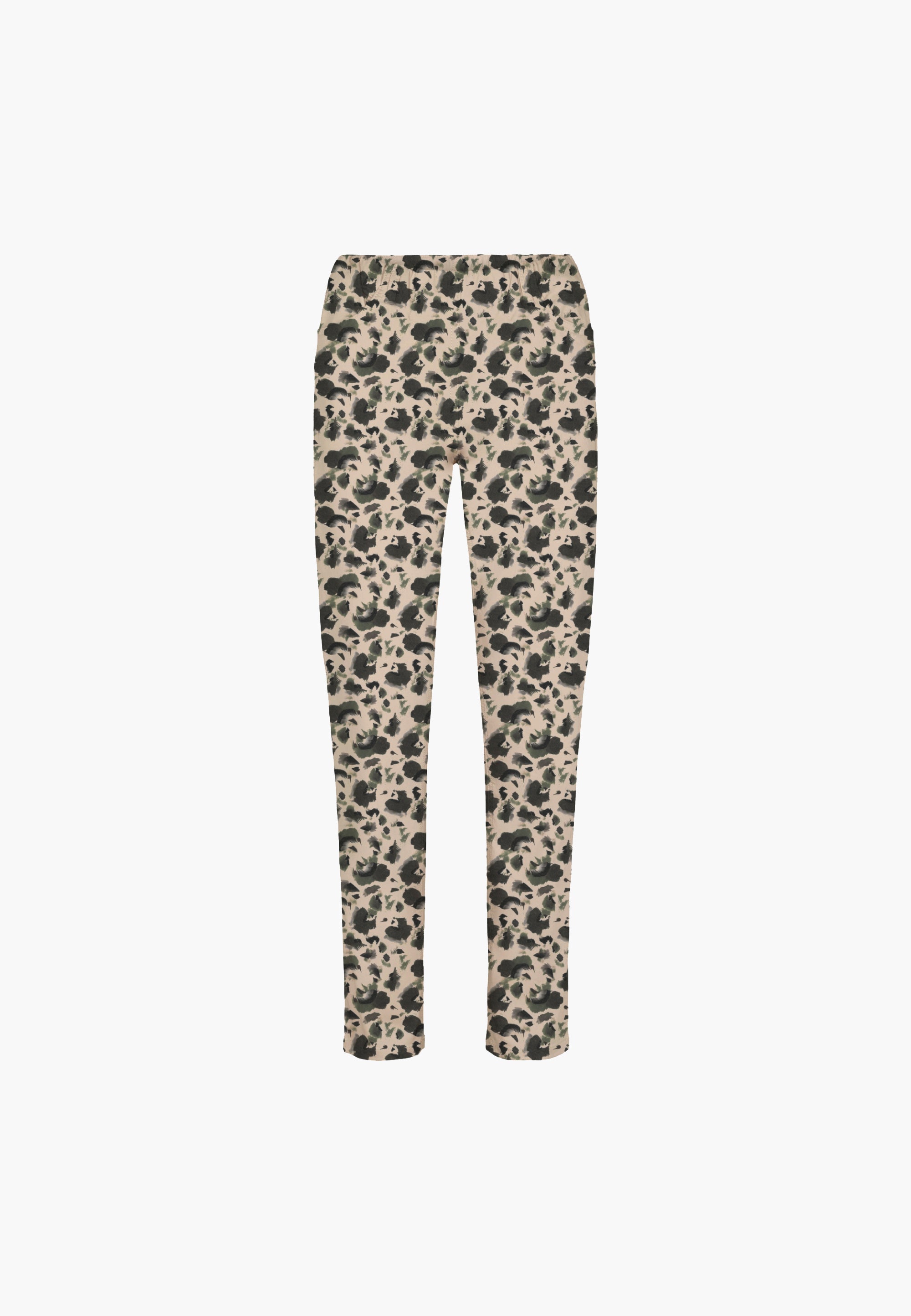 LAURIE  Kelly Regular - Medium Length Trousers REGULAR 12014 Ivory Print