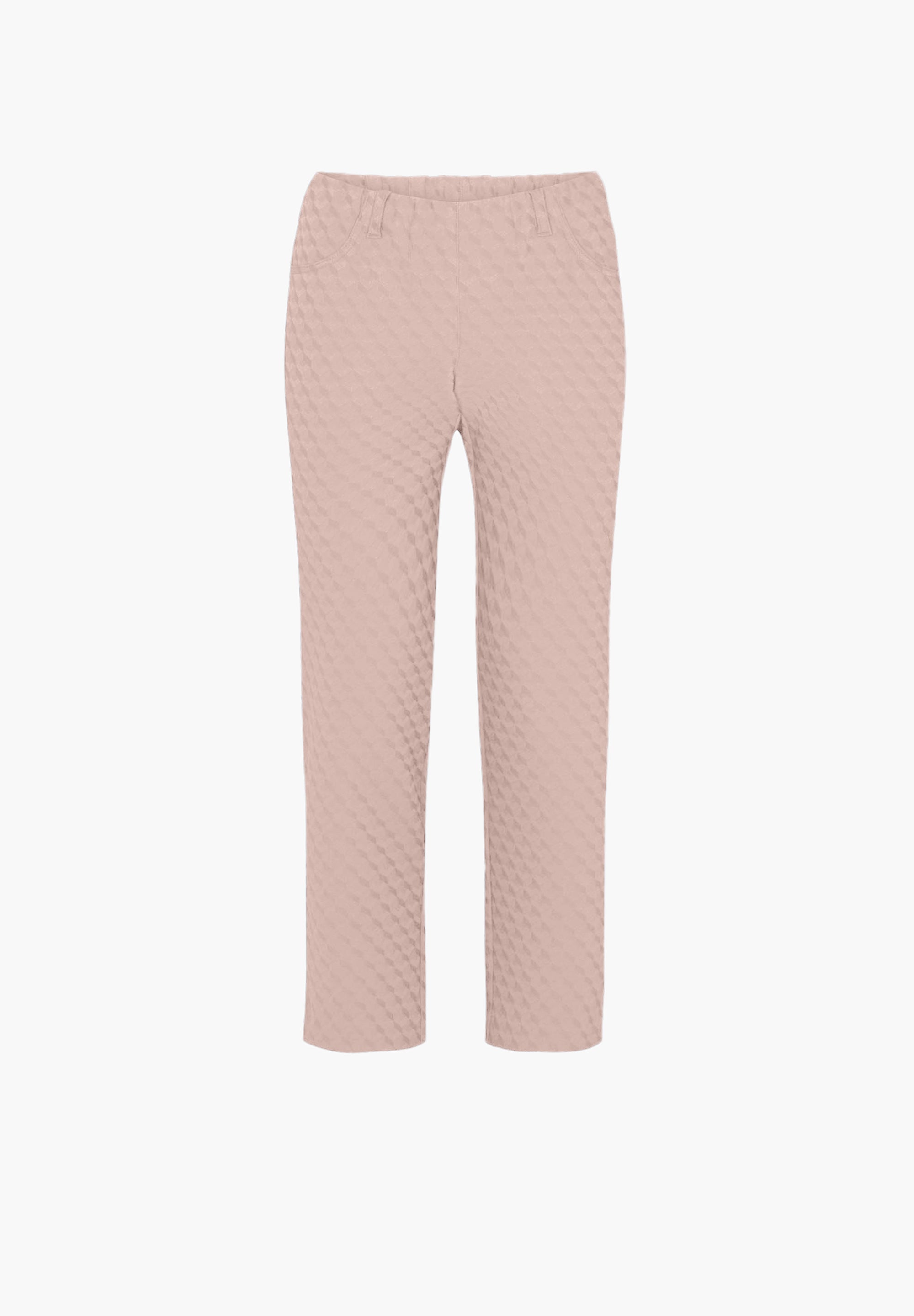 LAURIE Kelly Regular Crop Trousers REGULAR 30603 Rose Jacquard