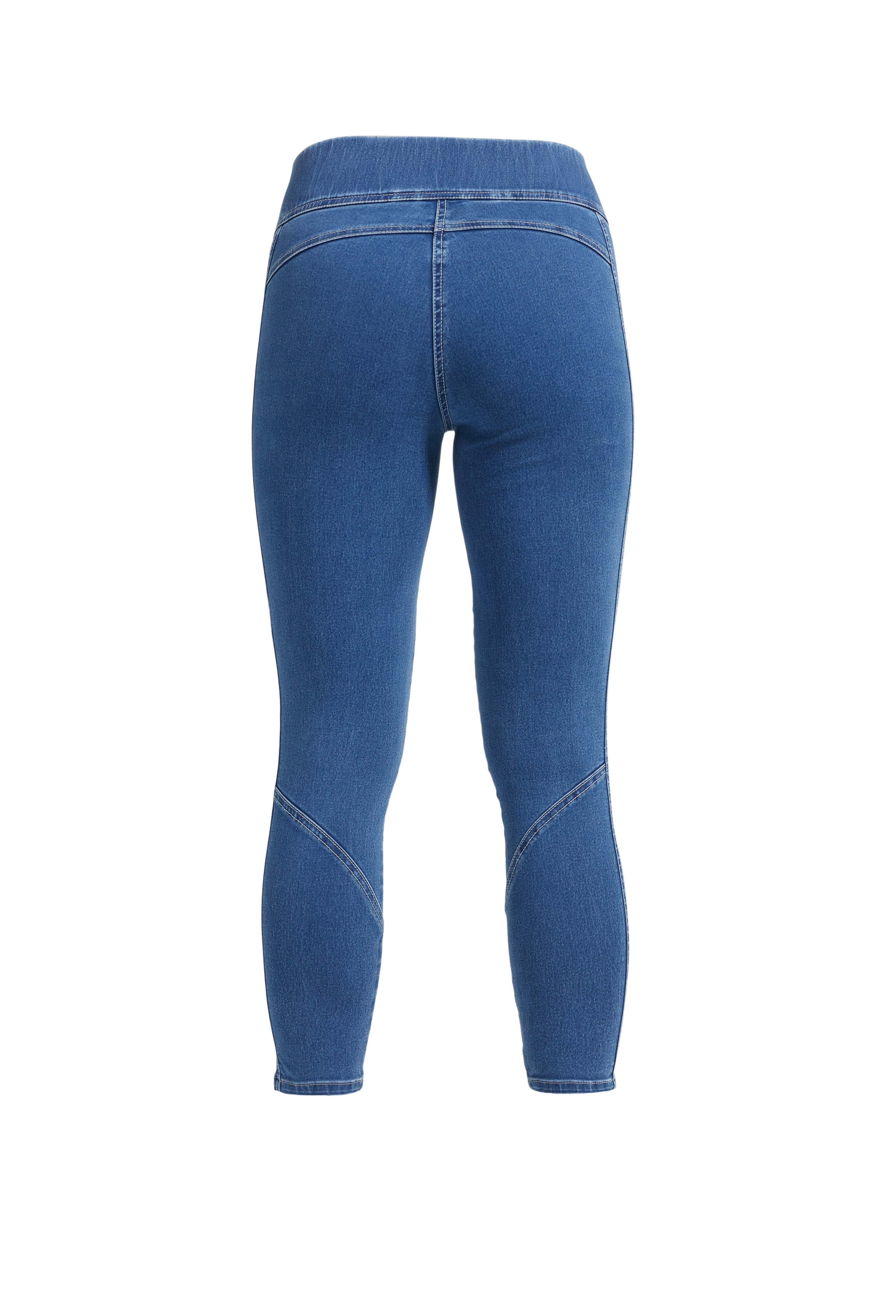 LAURIE  Maya Skinny Crop Trousers SKINNY 43515 Medium Blue Denim