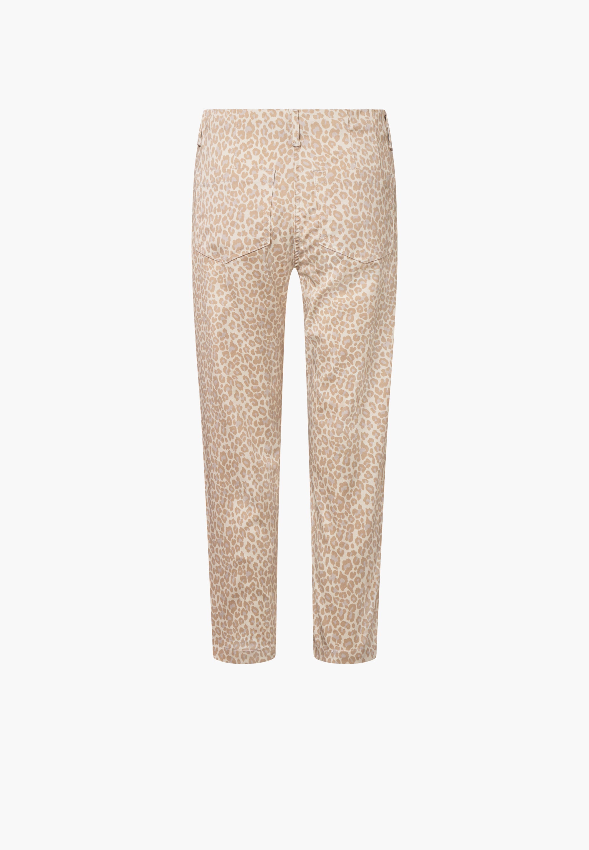 LAURIE Patricia Pure Regular Crop Trousers REGULAR 13036 Birch Leopard