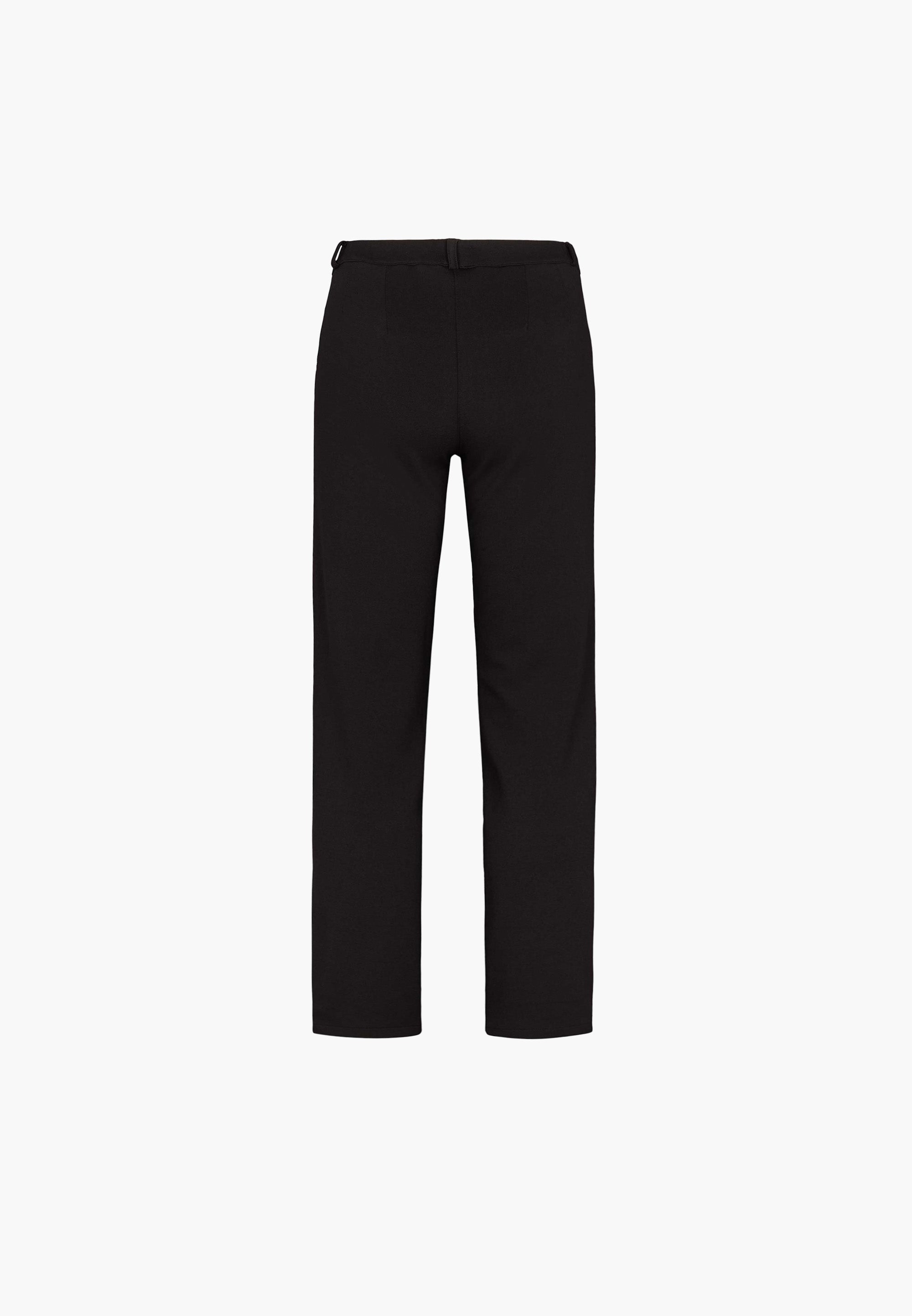 LAURIE  Ruby Straight - Medium Length Trousers STRAIGHT 99143 Black brushed