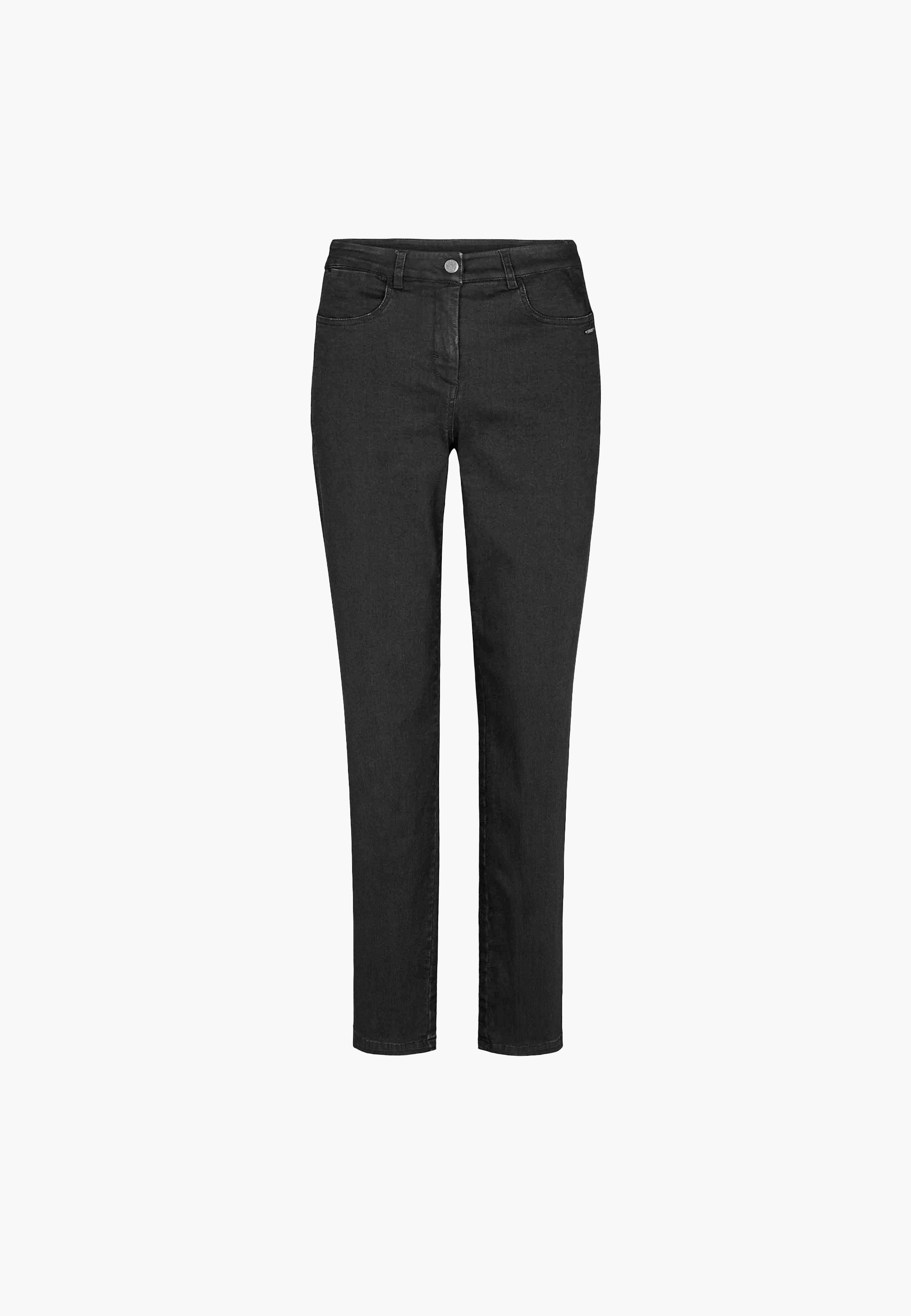LAURIE  Serene 5-pocket Slim - Medium Length Trousers SLIM 99000 Black
