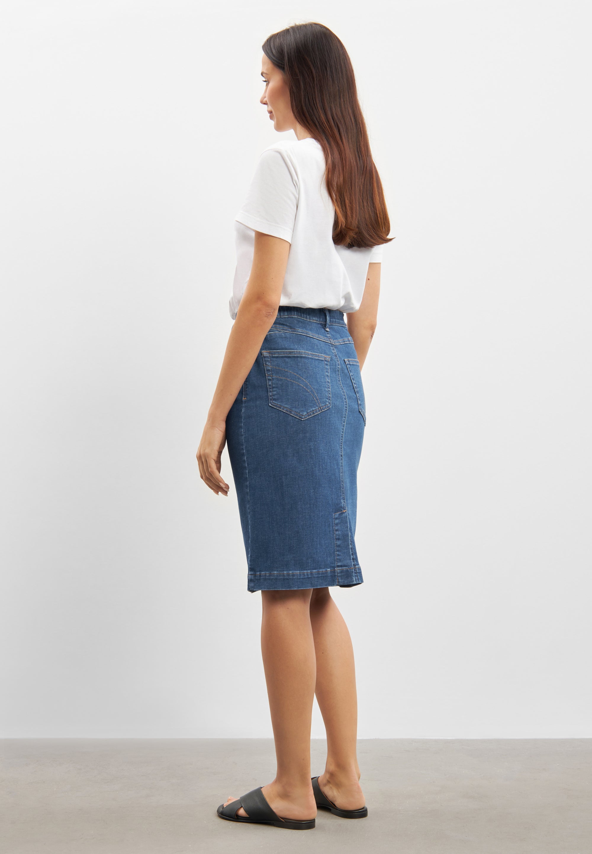 LAURIE  Susanna Skirt - 62 cm. Skirts 49401 Blue Denim