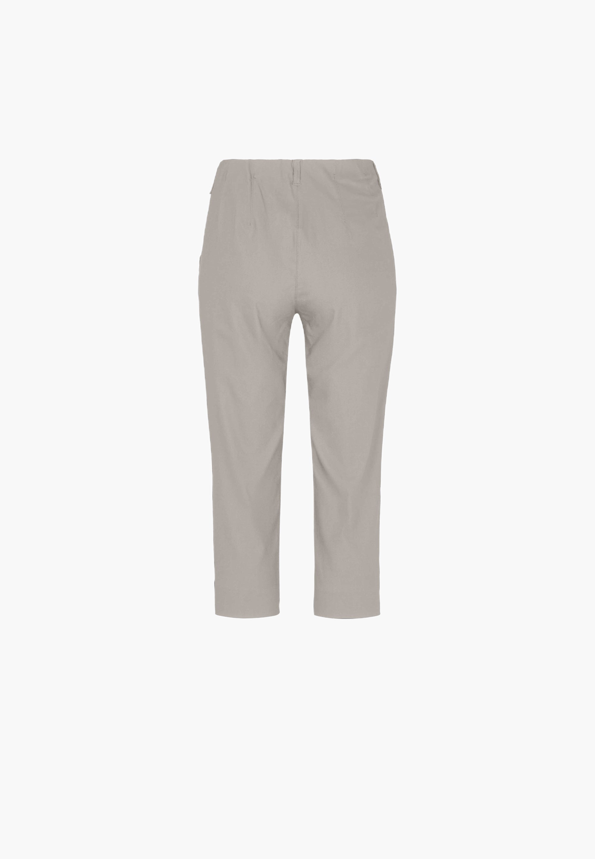 LAURIE  Taylor Regular Capri Medium Length Trousers REGULAR 25000 Grey Sand
