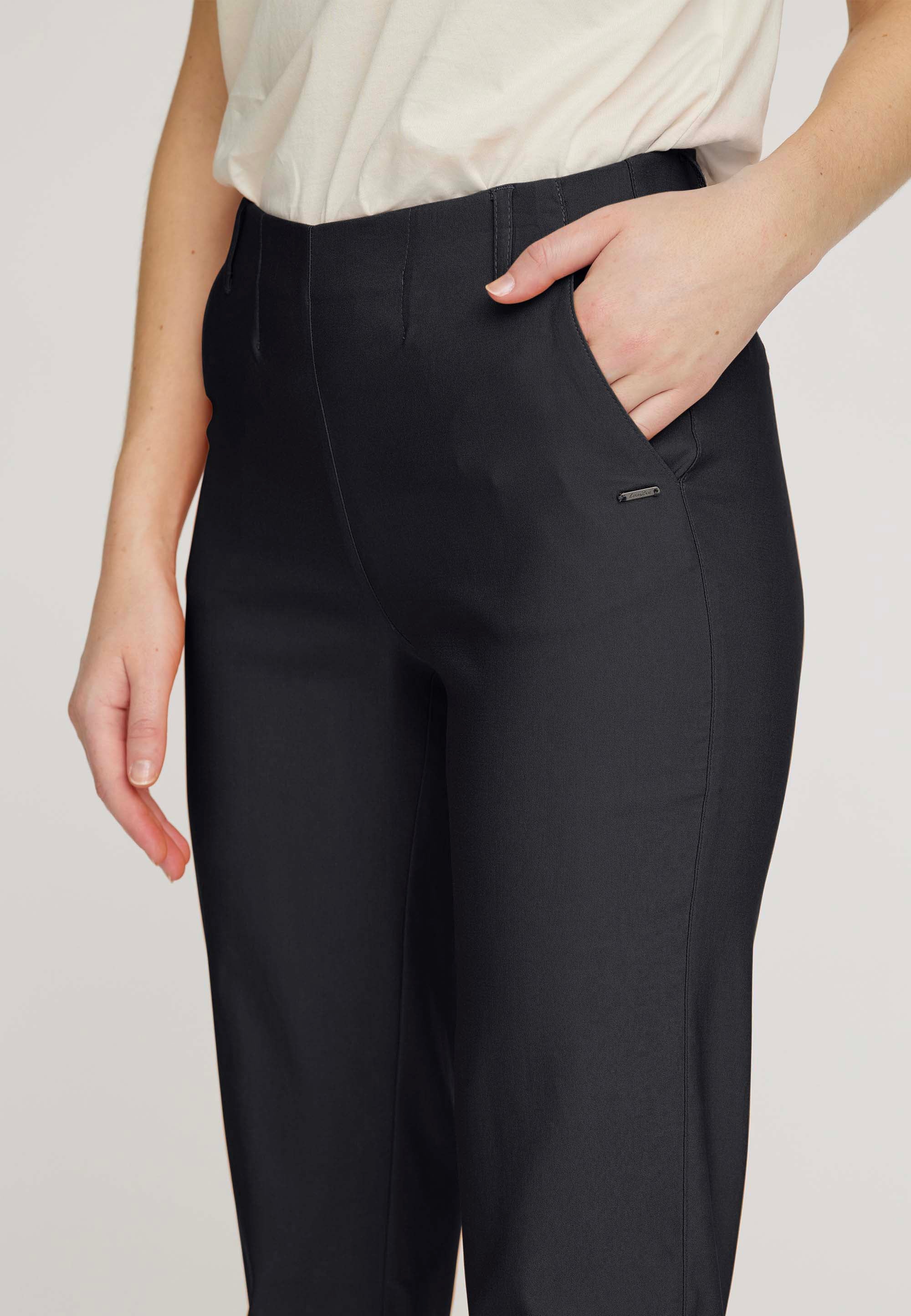 LAURIE  Taylor Regular Crop Trousers REGULAR 99000 Black